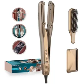 Cecotec AirLisse 2in1 Haarglätter beige