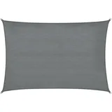 Tectake tectake® Sonnensegel HDPE mit 185 g/m2 und 87 % UV-Schutz, für Balkon, Garten und Terrasse, umfangreiches Montagematerial