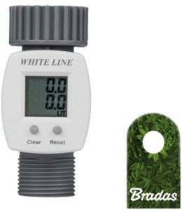 Digitaler Wasserzähler 3/4" LCD Wasserverbrauch Wasseruhr Wasserzähler WHITE LINE WL-3110 Bradas 9434