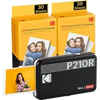 Kodak Mini 2 Retro schwarz + 60 Sheets Bundle