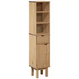 vidaXL Badschrank OTTA 35x30x159 cm Massivholz Kiefer