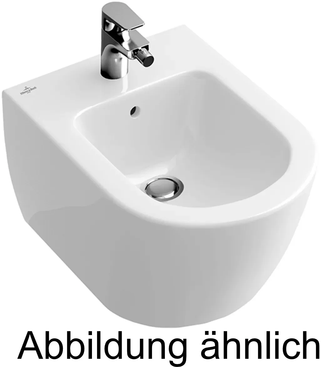 Bidet „Subway“ 37 × 56 cm, mit CeramicPlus