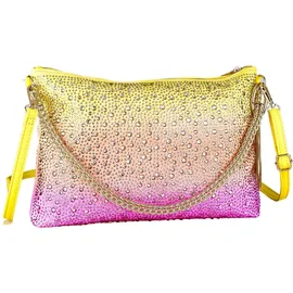 COLLEZIONE ALESSANDRO Abendtasche Bling mit tausenden Strass Glitzersteinen von collezione alessandro - Rosa