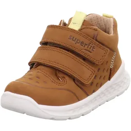 superfit Baby Jungen BREEZE Sneaker, BRAUN/GELB 3020