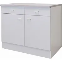 Flex-Well Unterschrank Flex-Well Rapido 100 x 47 x 85 cm Weiß