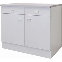 Flex-Well Unterschrank Flex-Well Rapido 100 x 47 x 85 cm Weiß
