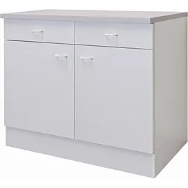Flex-Well Unterschrank Flex-Well Rapido 100 x 47 x 85 cm Weiß