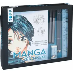 TOPP 4375 Kreativ-Set Manga zeichnen - Buch mit Manga-Grundkurs