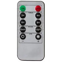 Fernbedienung mit 10 Tasten und Timer für flammenlose LED-Kerzen