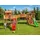 TheGoodGarden Spielturm Maxi Set Joyful Castle Grün/Rot