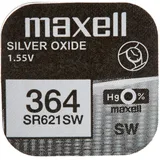 Maxell 364 SR621SW Batterien Silber 1.55V Uhrenbatterie Neu