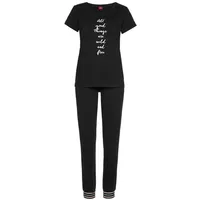 S.Oliver Damen Pyjama schwarz Gr.36/38
