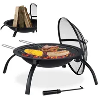 Relaxdays Relaxdays, Feuerschale, Feuerschale (60 cm)