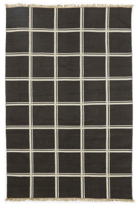 Outdoorteppich Zebry schwarz, Designer Kuatro Carpets, 0.5x160 cm