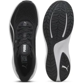 Puma Skyrocket Lite 2 Straßenlaufschuh, Unisex, Schwarz/Weiß/Silber, 9