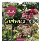 arsEdition Wandkalender Gartenglück 2026: Monatskalender 2026, mit 12 heraustrennbaren Postkarten für Gartenfreunde