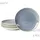 JIWOO Dessertteller Ø19,5 cm blau 6er Set