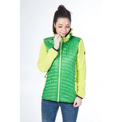 Steppjacke DEPROC ACTIVE "GILMOUR COMFORT WOMEN", Damen, Gr. 34 (XS), grün (limette), 100% Polyester; Füllung: 100% Polyester, sportlich, figurbetont, Langarm mit innenliegendem Gummizug, Jacken Outdoorbekleidung Steppjacke Übergangsjacke, auch in Großen Größen erhältlich
