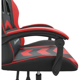 vidaXL Gaming-Stuhl Schwarz und Rot PC