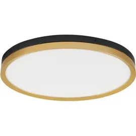 Nova Luce Cantria 1 gold, schwarz Ø 40 cm