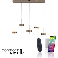 neuhaus q smart home lights Q-Rotate 1-flg. 1400 lm 60 cm Aluminium dunkelbraun