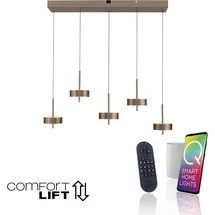neuhaus q smart home lights Q-Rotate 1-flg. 1400 lm 60 cm Aluminium dunkelbraun