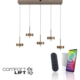 neuhaus q smart home lights Q-Rotate 1-flg. 1400 lm 60 cm Aluminium dunkelbraun