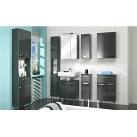 Uno Monti Hochschrank 25 x 195,5 x 20 cm Grau