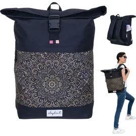 Elephant Gin Rucksack Damen Freizeitrucksack 13038 Schwarz