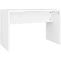 vidaXL Schminkhocker Weiß 70x35x45 cm Holzwerkstoff
