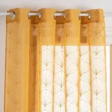 Atmosphera Créateur d'intérieur Gardine Mia - 140x240 cm - Ocker