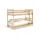 masseno Etagenbett SIMBA 80 x 190 cm Kiefer massiv braun