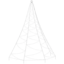 vidaXL Lichterschlauch Weihnachtsbaum an der Wand 260 LED Warmweiß 3 m