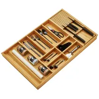 SO-Tech Orga-Box-1 Besteckeinsatz 10 Fächer 81,9 x 47,3 cm braun