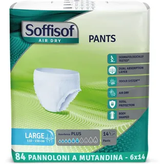 Soffisof Pants Plus Pannoloni a Mutandina 84 St