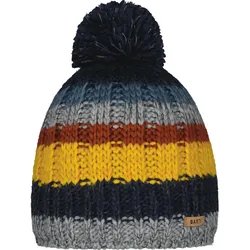 Buck Beanie Jungen Grobstrick-Wintermütze, Mehrfarbig (Navy)