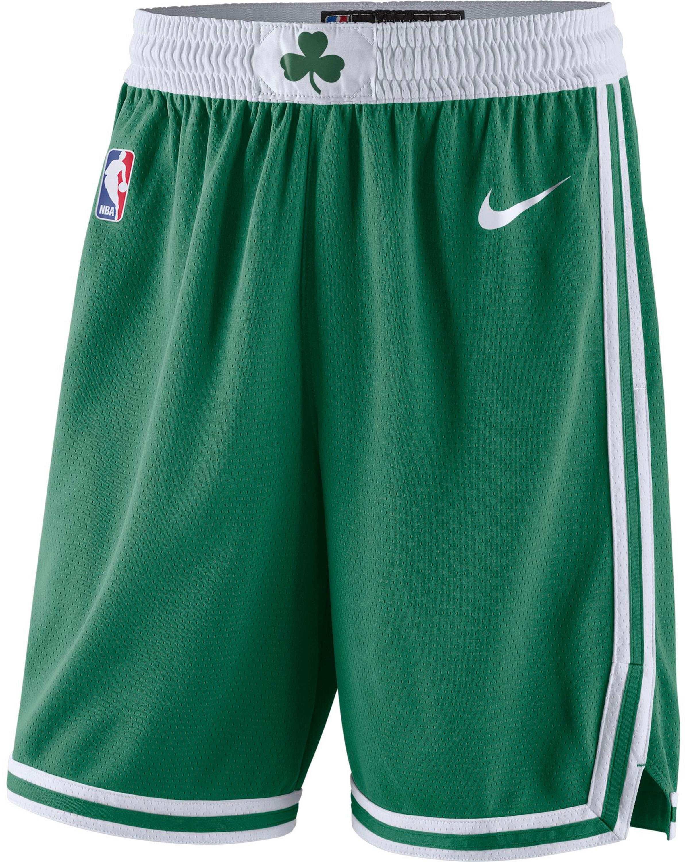 Nike Boston Celtics Basketball-Shorts Herren in clover-white, Größe L - grün