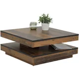 Hela Ben mit drehbarer Platte Old Wood 78 x 34 x 78 cm