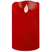 Star Trading Twinkle Stumpenkerze 12,5 cm rot
