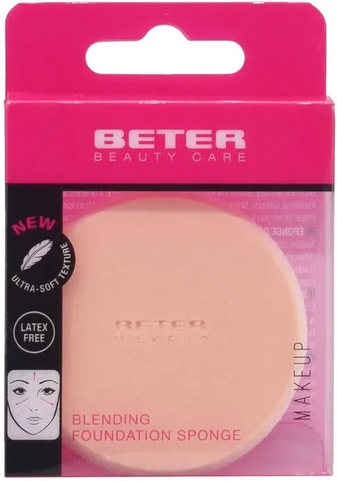 ESPONJA maquillaje l átex con funda 1 pz