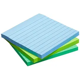 Post-it Post-it® Super Sticky Oasis Haftnotizen extrastark farbsortiert, 3 Blöcke