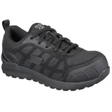 SKECHERS BULKLIN AYAK Sicherheitsschuh, Black Textile/Synthetic, 40 EU
