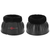 Covalliero Hufglocken Gummi mit Teddy-Fleece Sprungglocken