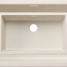 Blanco Subline 700-U links Einbauspüle Silgranit softweiß Handbetätigung 800 x 500 mm