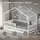 ML-Design Hausbett 90 x 200 cm Kiefer weiß