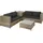 Tectake Siena Loungeset dunkelgrau