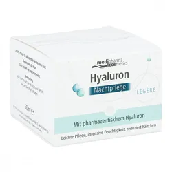 Hyaluron Nachtpflege legere Creme im Tiegel