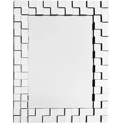 Wandspiegel KAYOOM "Wandspiegel Dionysos 1210", silber (silberfarben), B:65cm H:85cm, Spiegelglas, Metall, Spiegel