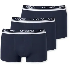SCHIESSER Uncover Cotton Boxershorts blau XXL 3er Pack