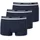 SCHIESSER Uncover Cotton Boxershorts blau XXL 3er Pack